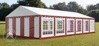 das rot-weiße Zelt mit 12x6m