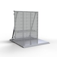 B&uuml;hnengitter Wellenbrecher Crash Barriers Klappbar zum Mieten